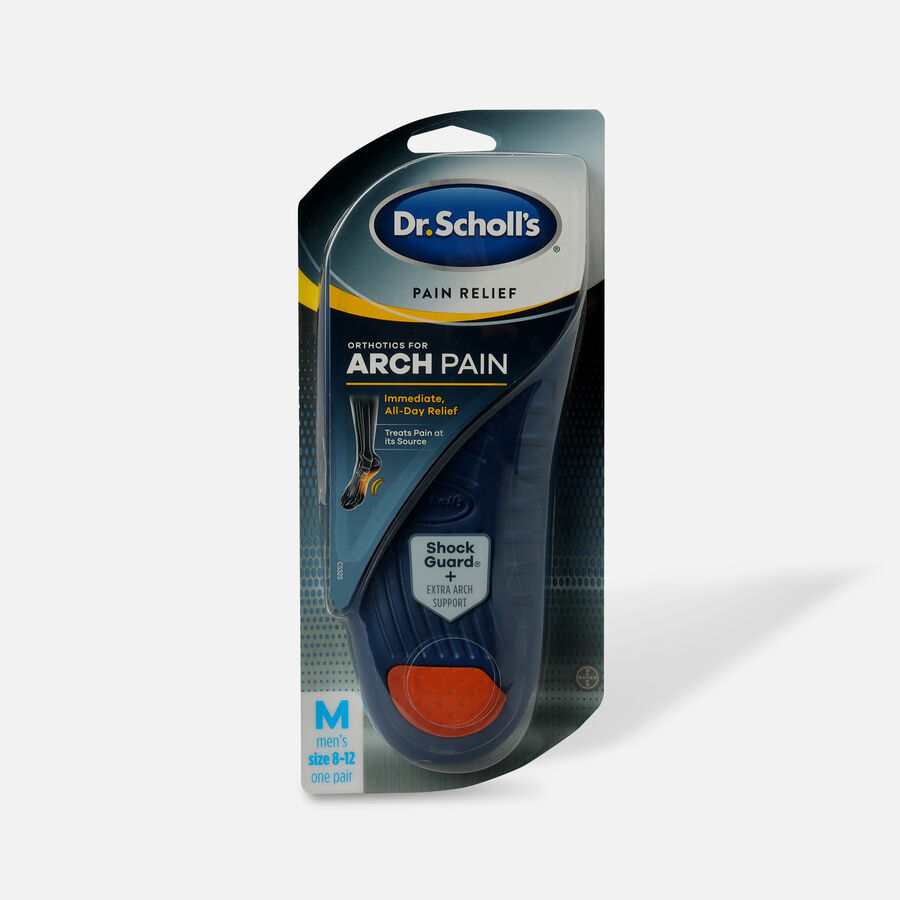 Dr. Scholl's Pain Relief Orthotics for Arch Pain for Men - Size (8-12), , large image number 0