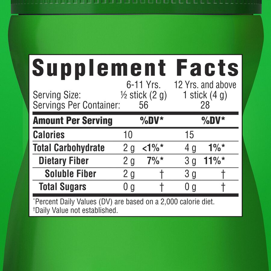 Benefiber On The Go Prebiotic Daily Fiber Supplement Powder Sticks, For Digestive Health, Unflavored, 28 ct., , large image number 6