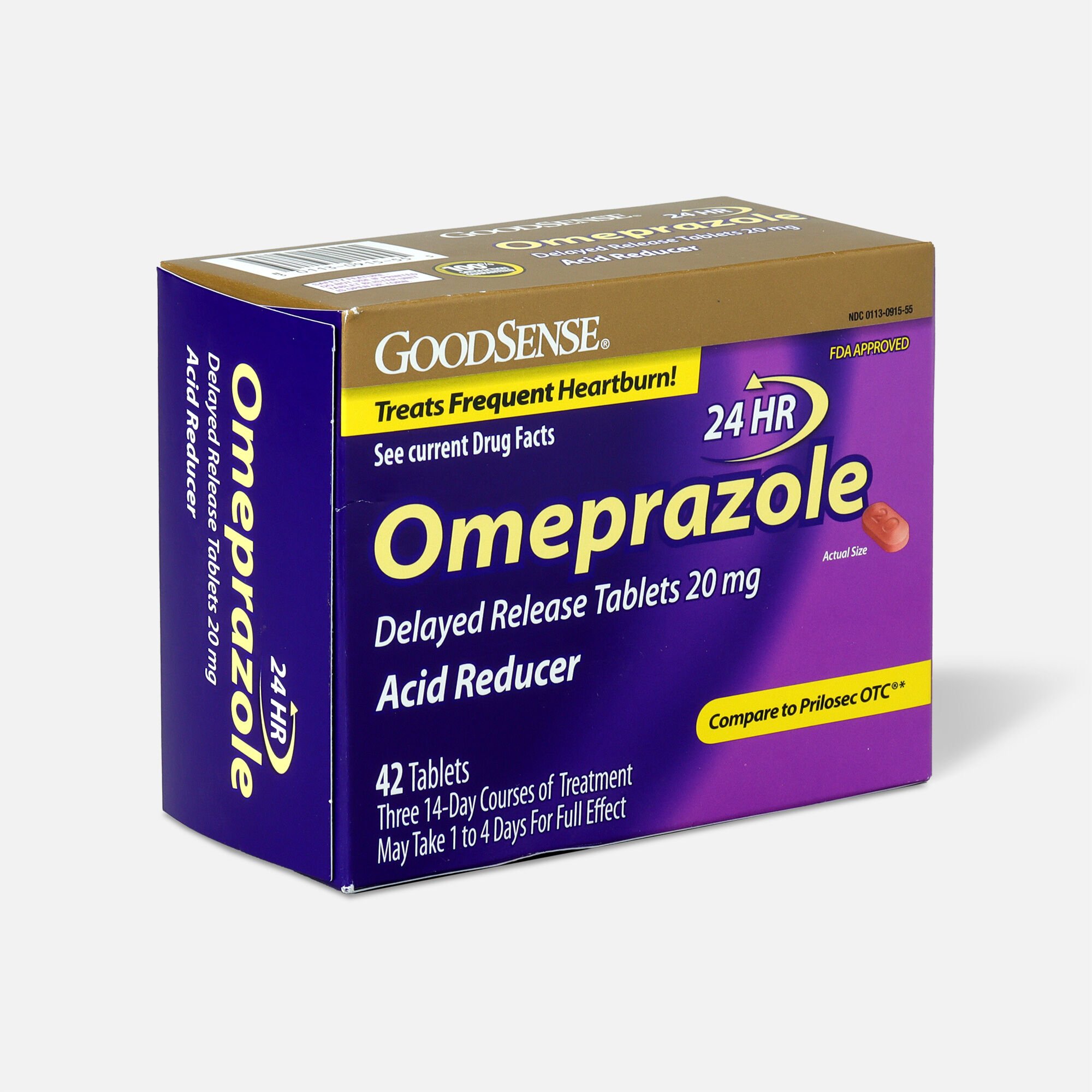 GoodSense Omeprazole Delayed Release Tablets 20 Mg Acid Reducer   Goodsense Omeprazole Delayed Release Tablets 20 Mg Acid Reducer 42 Ct 29022m 3 