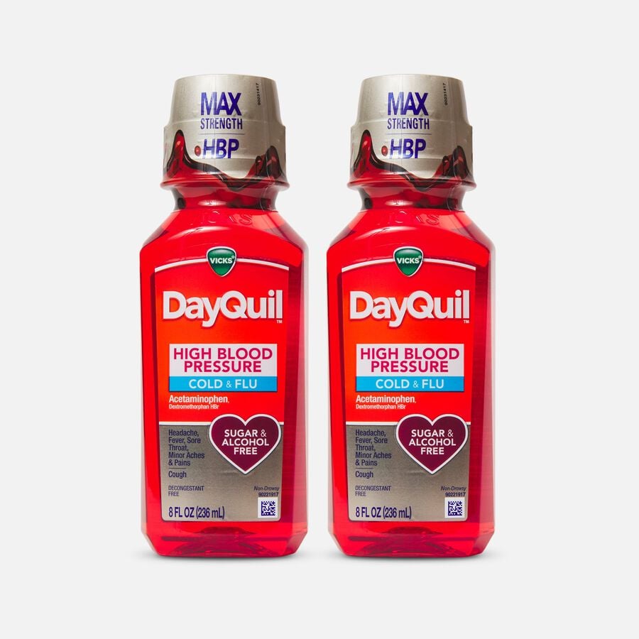 Vicks DayQuil High Blood Pressure, 8 oz. (2-Pack), , large image number 0