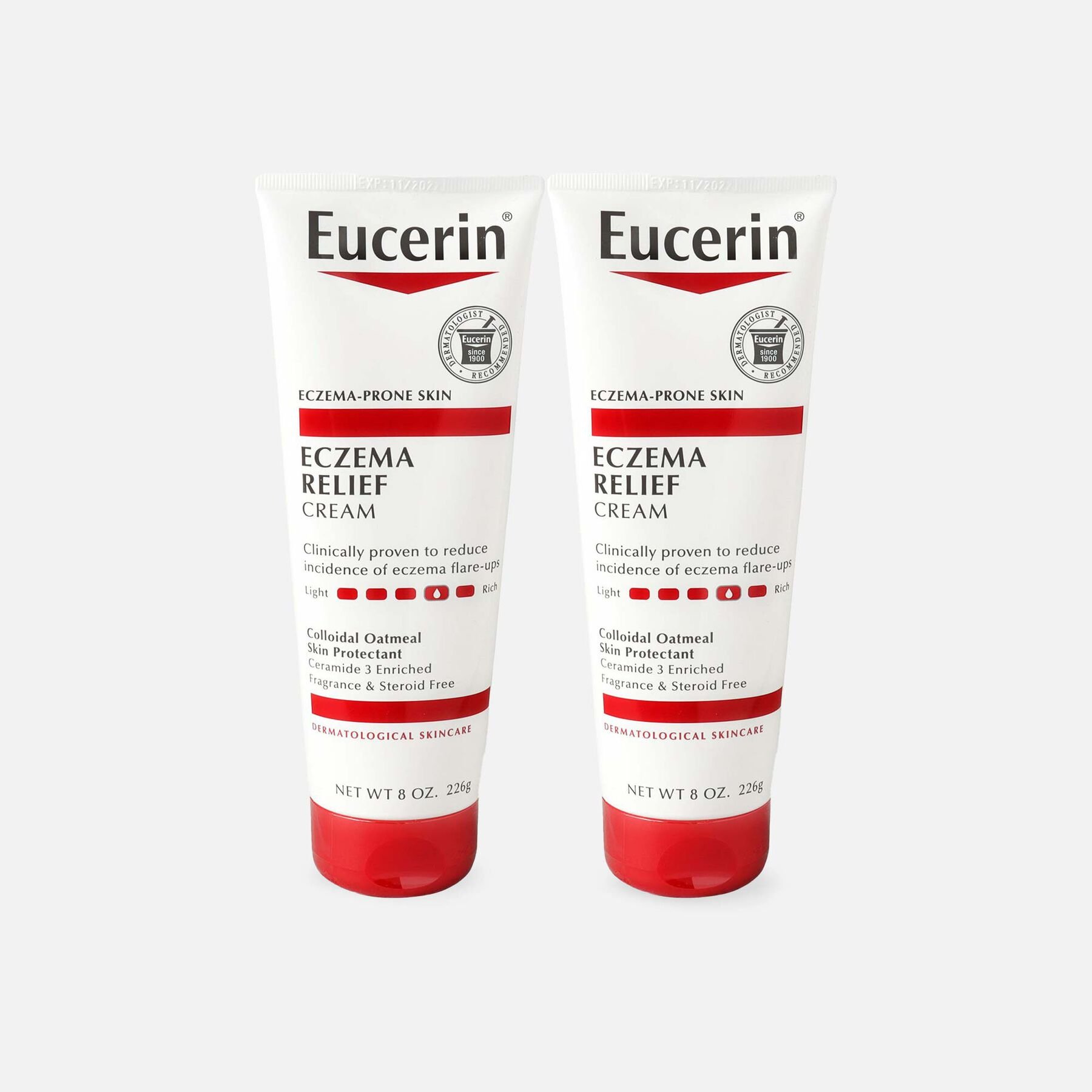HSA Eligible Eucerin Eczema Relief Body Cream, 8 oz. (2Pack) HSA