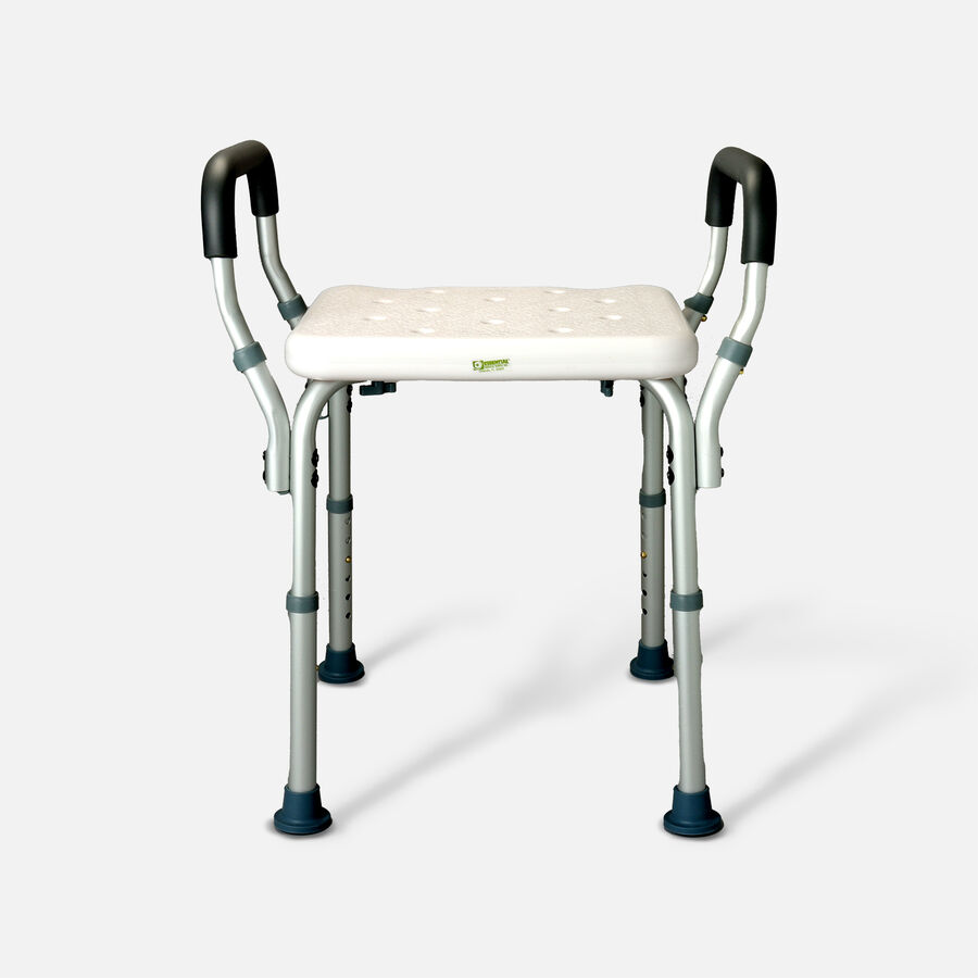 Essential Medical Deluxe Molded Shower Bench with Arms, , large image number 0