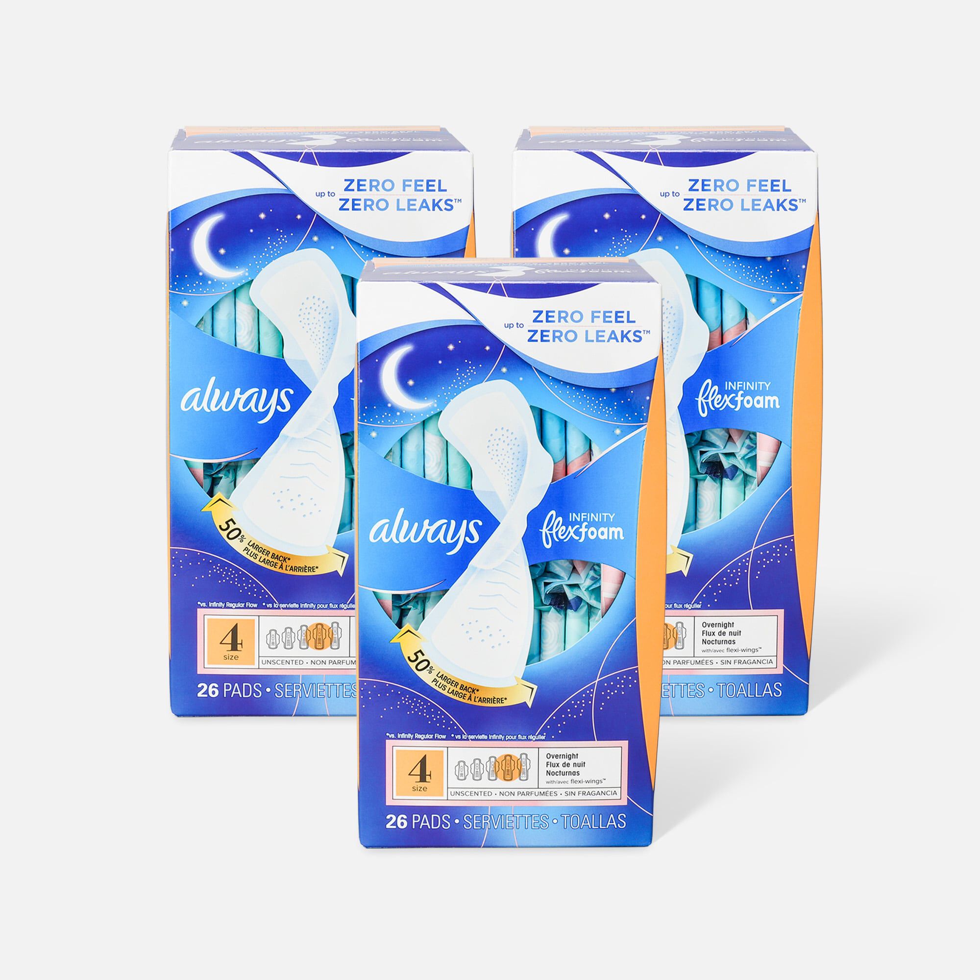 Always Infinity FlexFoam size4 ・ 3 箱セット 960516072-C1N1?$ng-ecom-pdp-