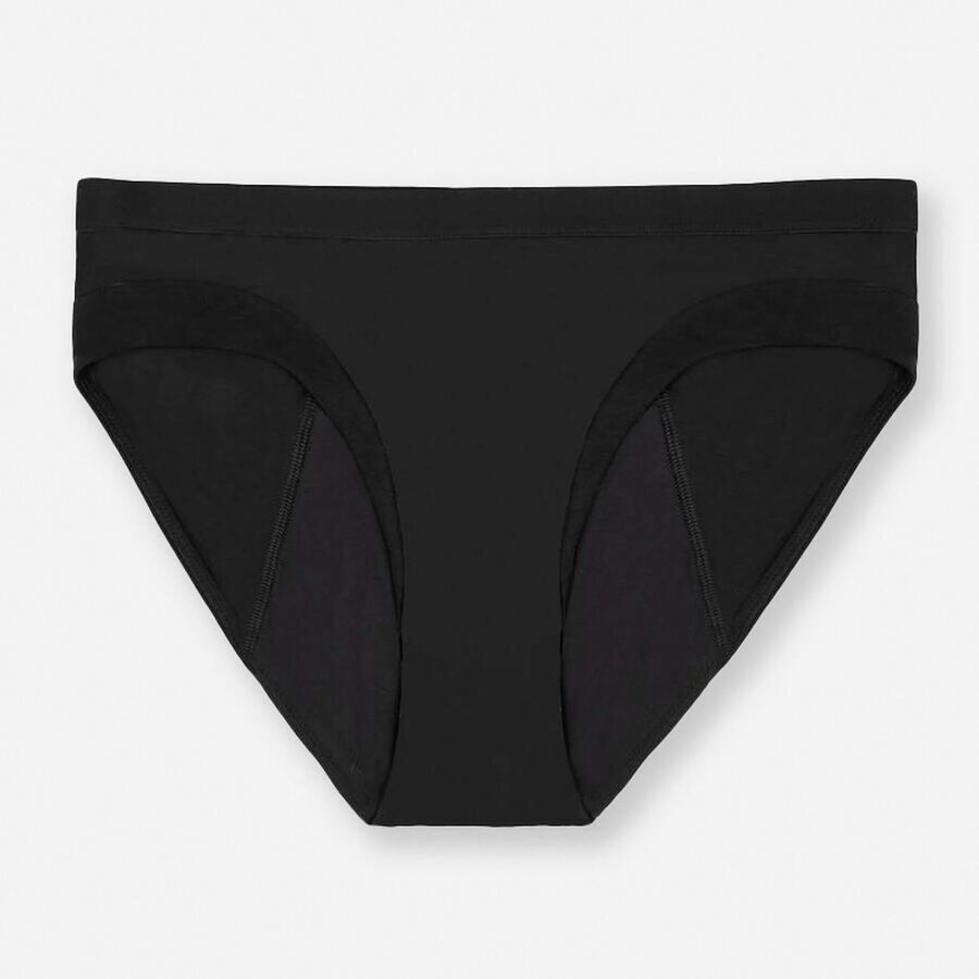 Thinx Period Proof Modal Bikini, Black, large image number 0