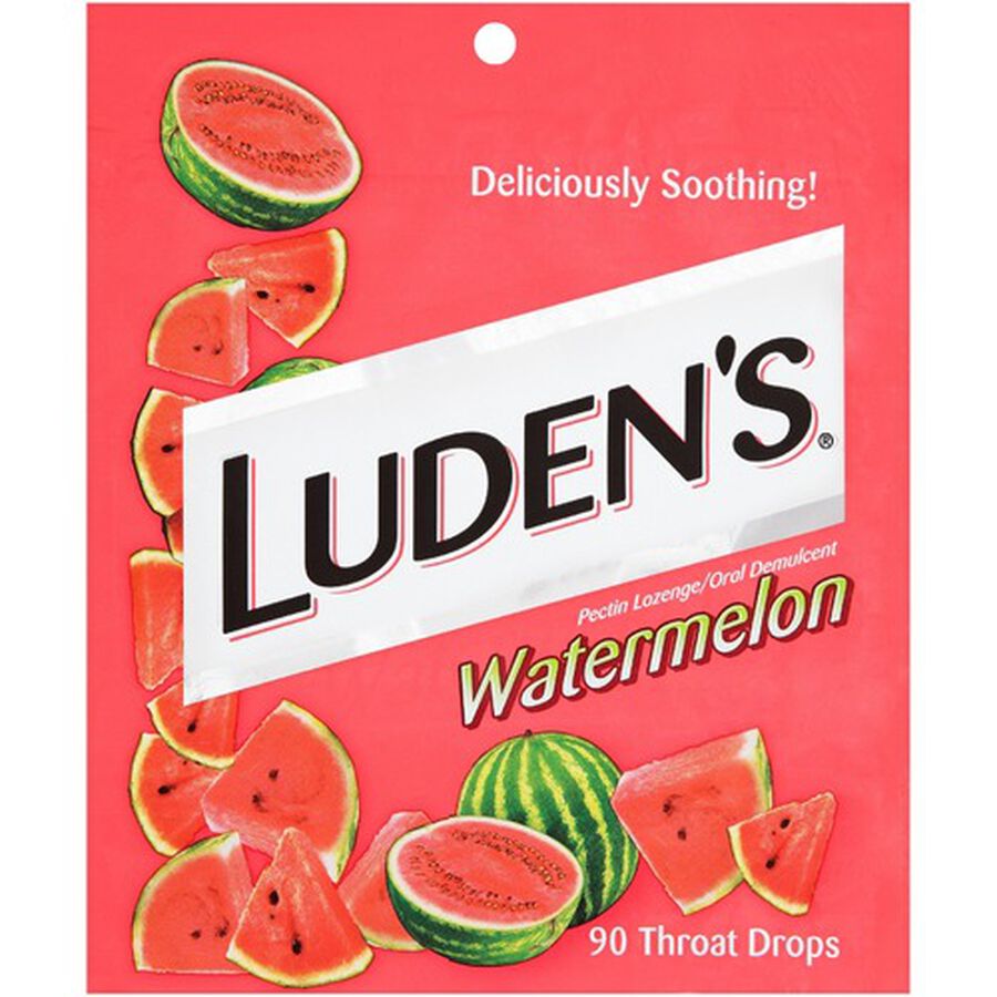 Luden's Watermelon Throat Drops, 90 ct.