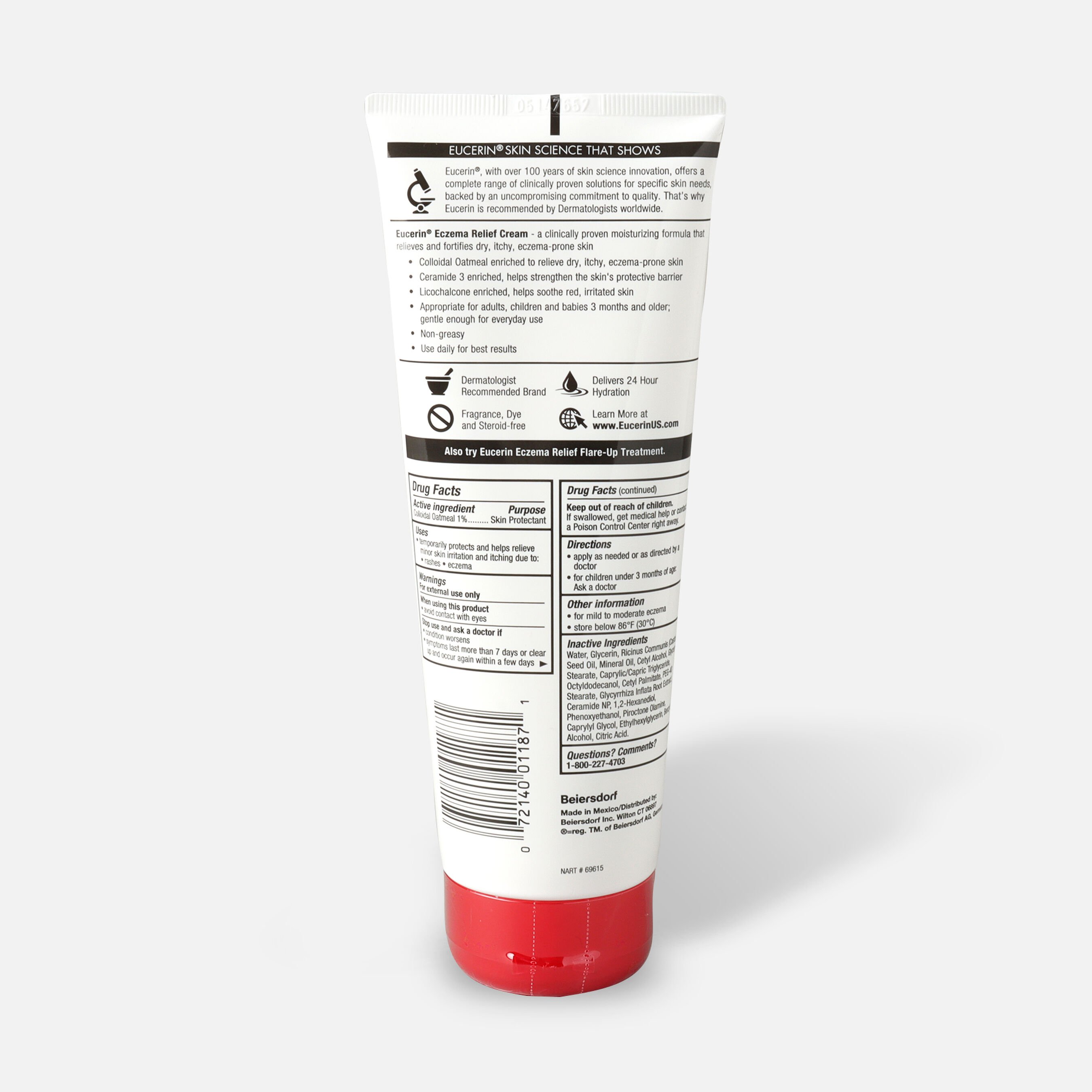 HSA Eligible Eucerin Eczema Relief Body Cream, 8 oz. HSA Eligible