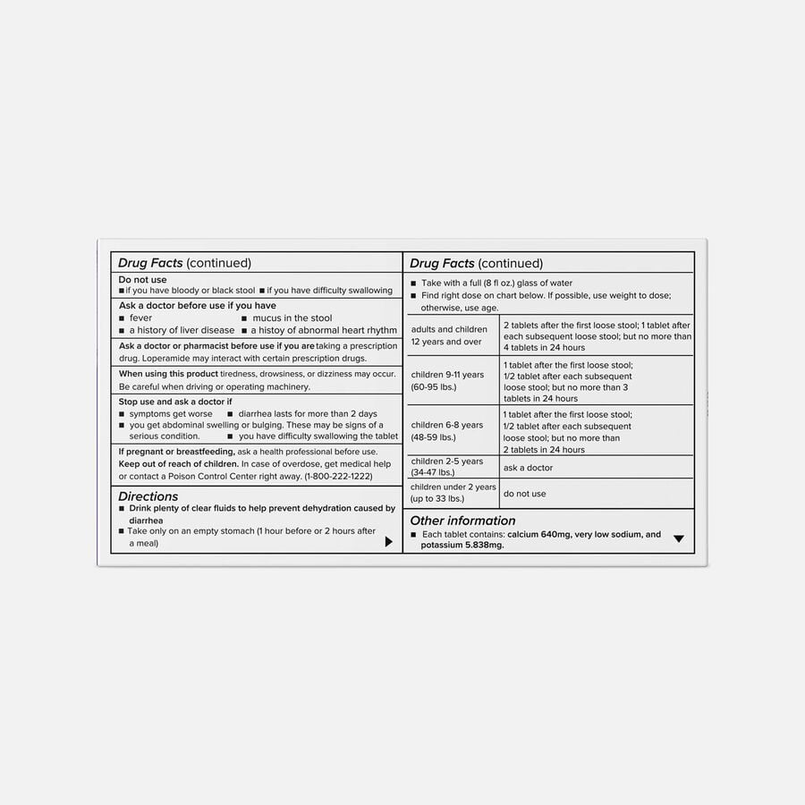 Caring Mill™ Anti-Diarrheal Loperamide Tablets, 24 ct., , large image number 1