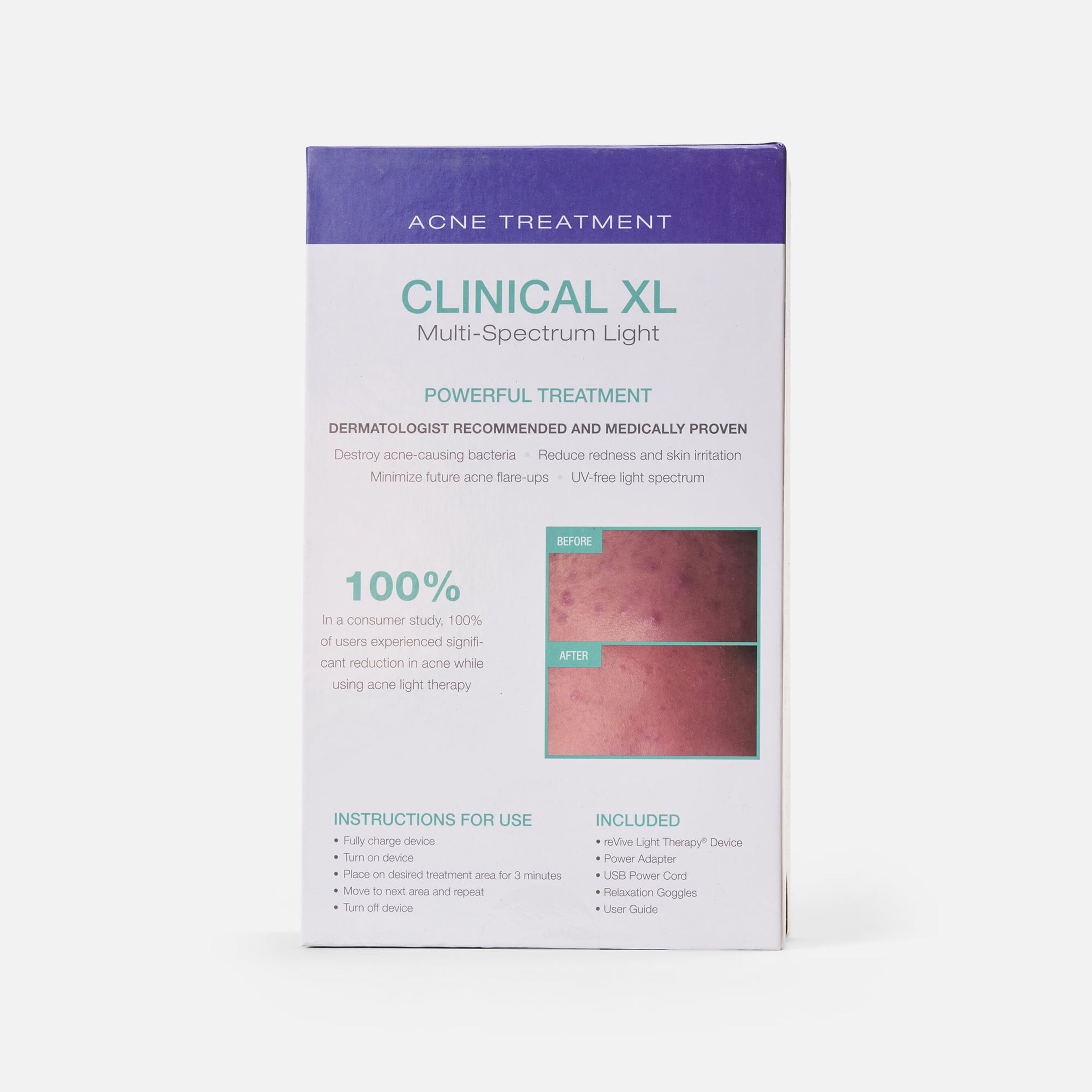 HSA Eligible reVive Light Therapy Clinical XL Acne Treatment HSA Eligible