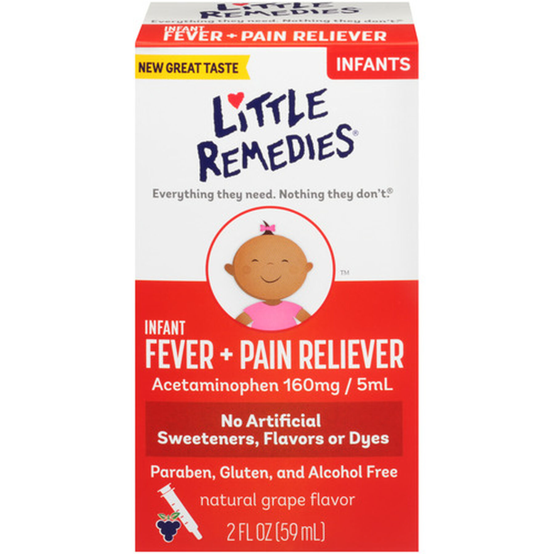 Little Fevers Infant Fever & Pain Reliever, 2 oz