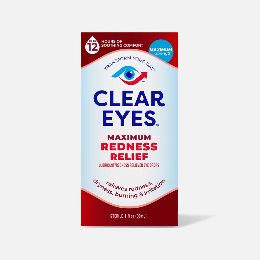 Clear Eyes Max Redness Relief Drops, 1 oz., , large image number 0