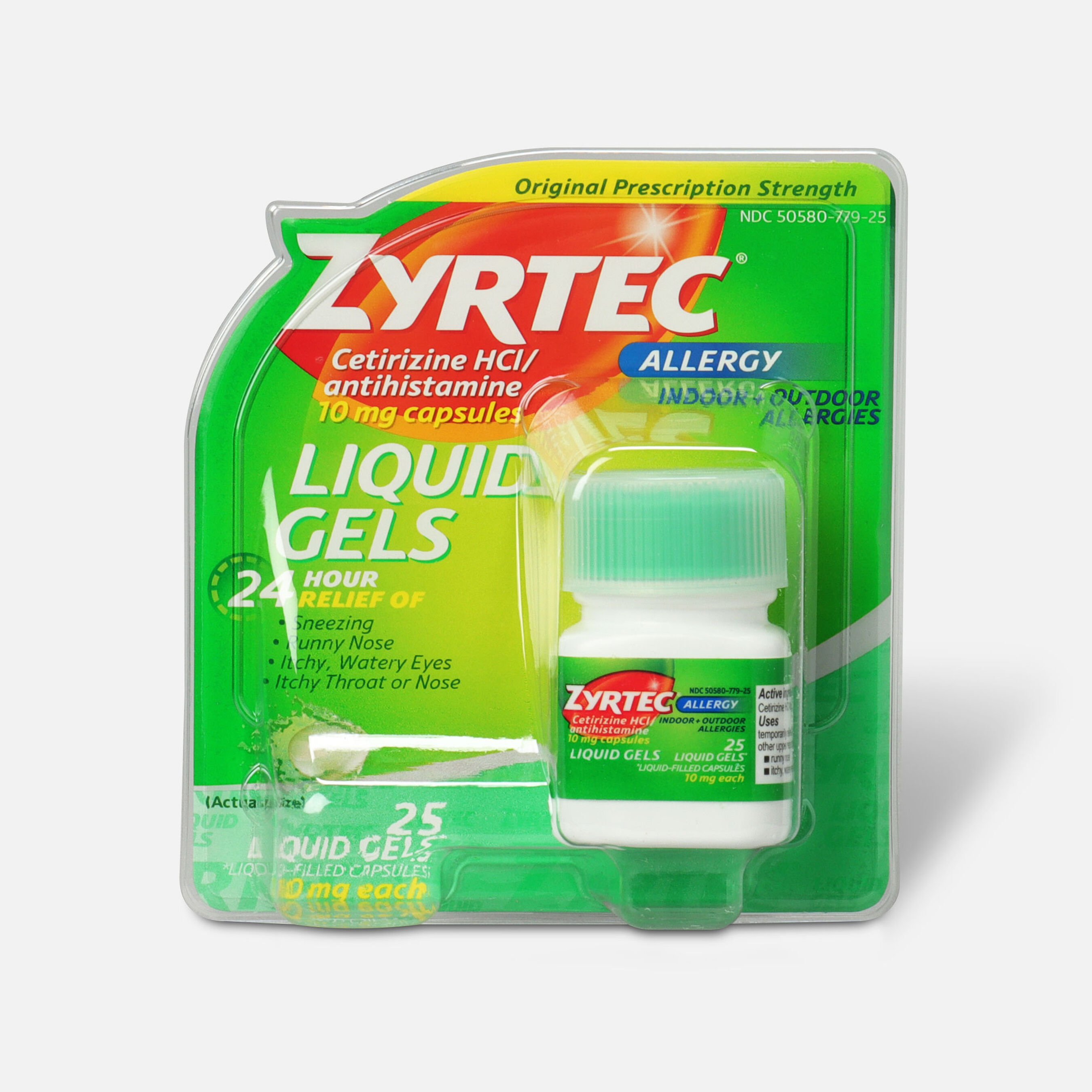 Zyrtec Allergy Liquid Caps