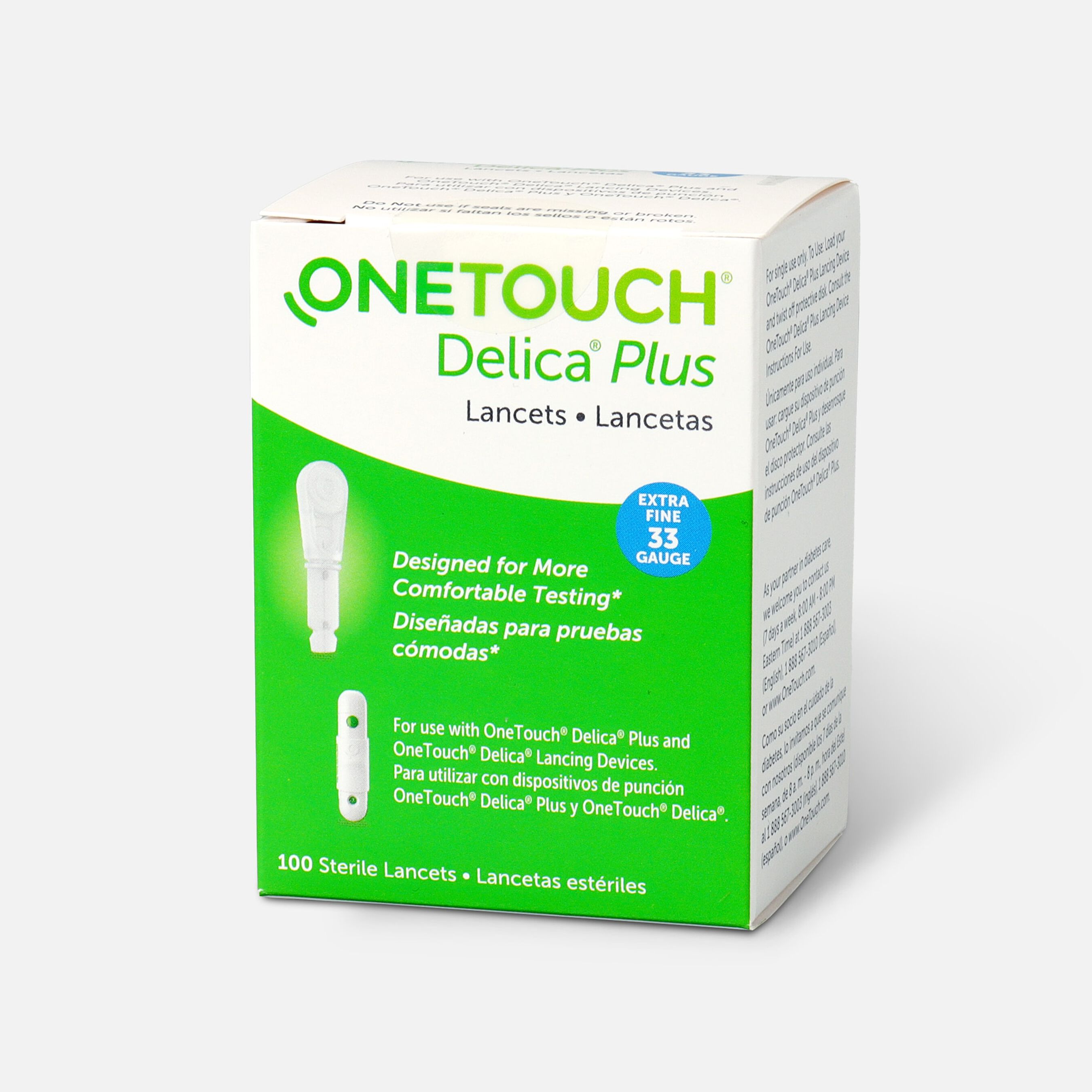 Delica Plus Lancet 33G (100 count)