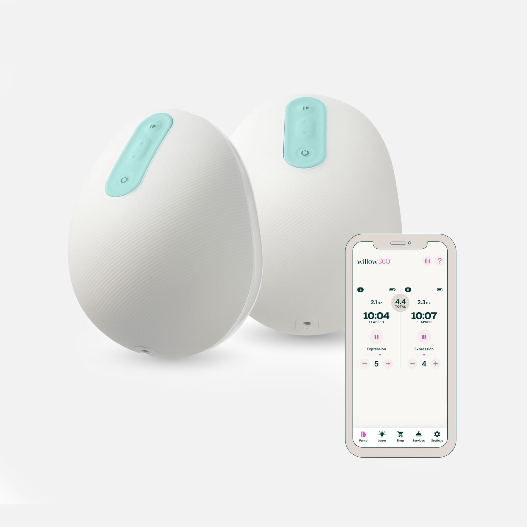 HSA Eligible Willow 360 Wearable Double Electric Breast Pump HSA Eligible