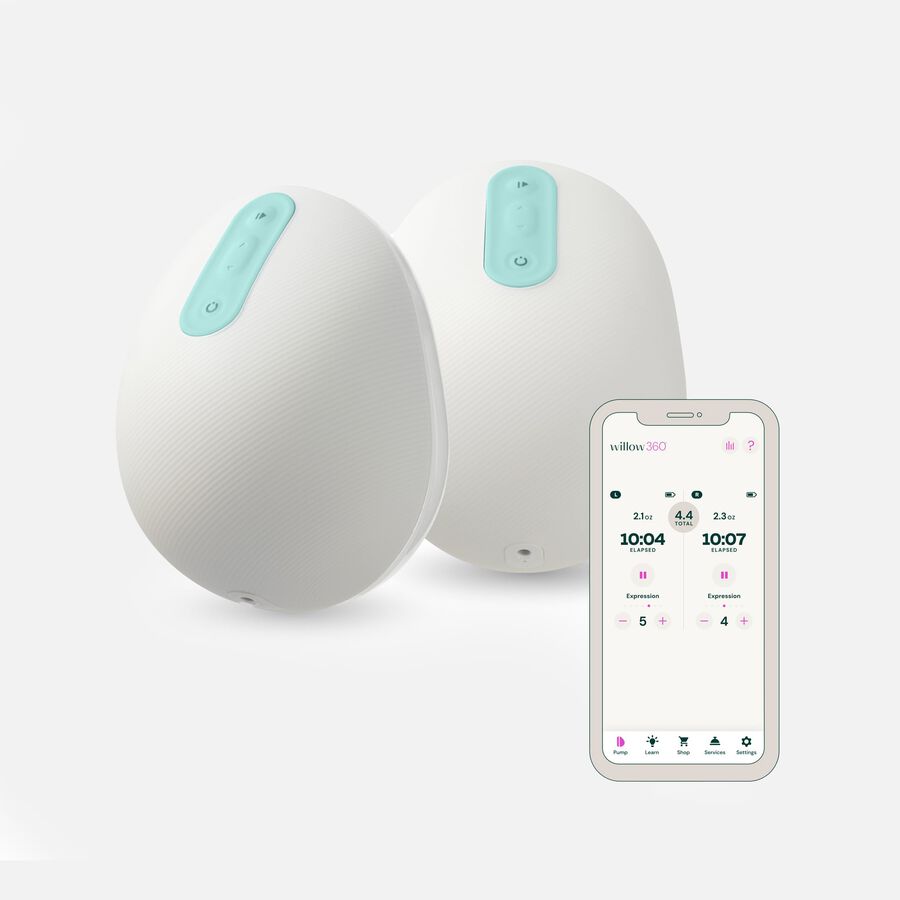 Willow 360 Wearable Double Electric Breast Pump, , large image number 0