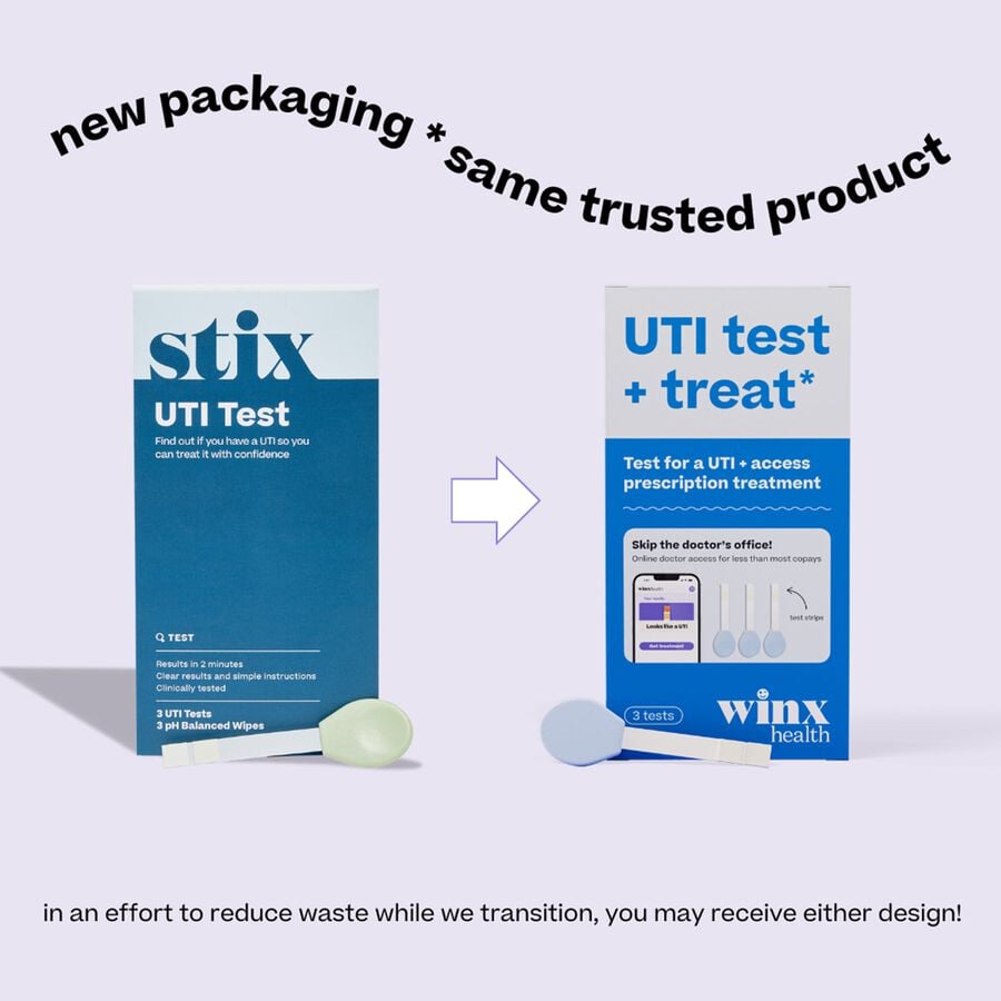 Winx Health UTI Test + Treat, 3 ct., , large image number 1