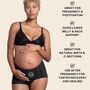 What Waist Maternity Wrap Band, Black, , large image number 1