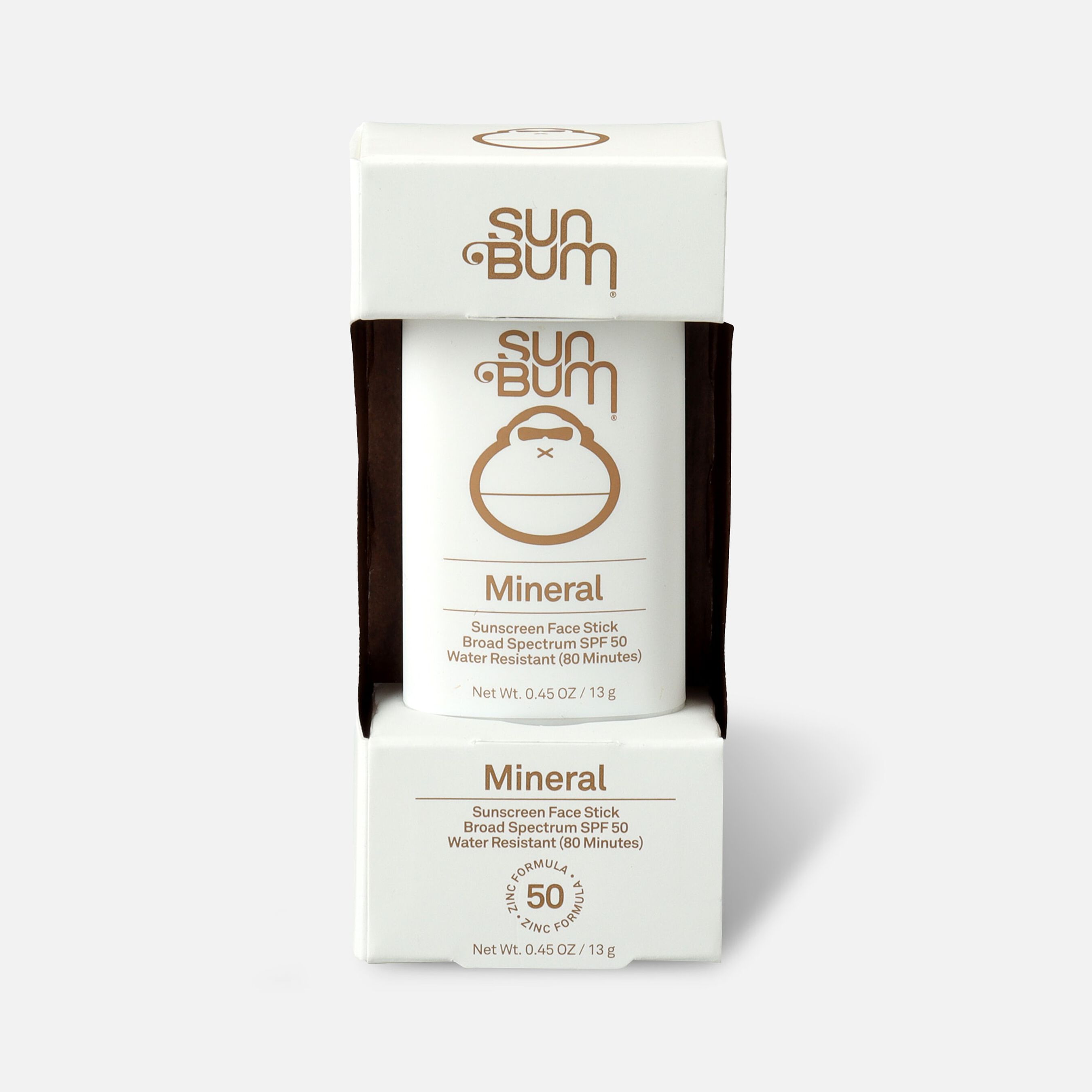 Sun Bum Mineral Sunscreen Face Stick SPF 50, .45 oz