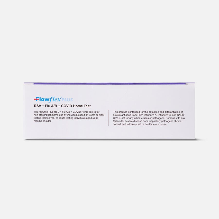 Flowflex Plus RSV + Flu A/B + COVID Home Test, 2 ct., , large image number 1