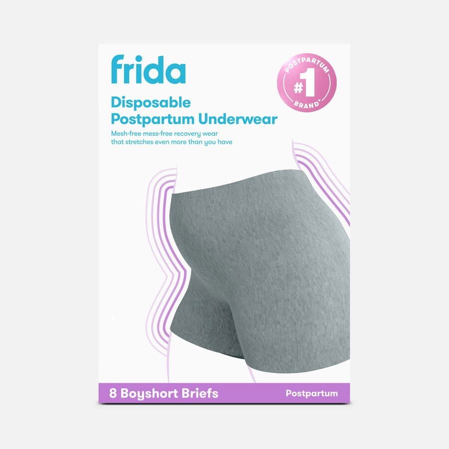 Frida Mom Boyshort Disposable Postpartum Underwear, , large image number 0