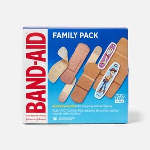 Band-Aid Family Pack Adhesive Bandages, 110 ct.