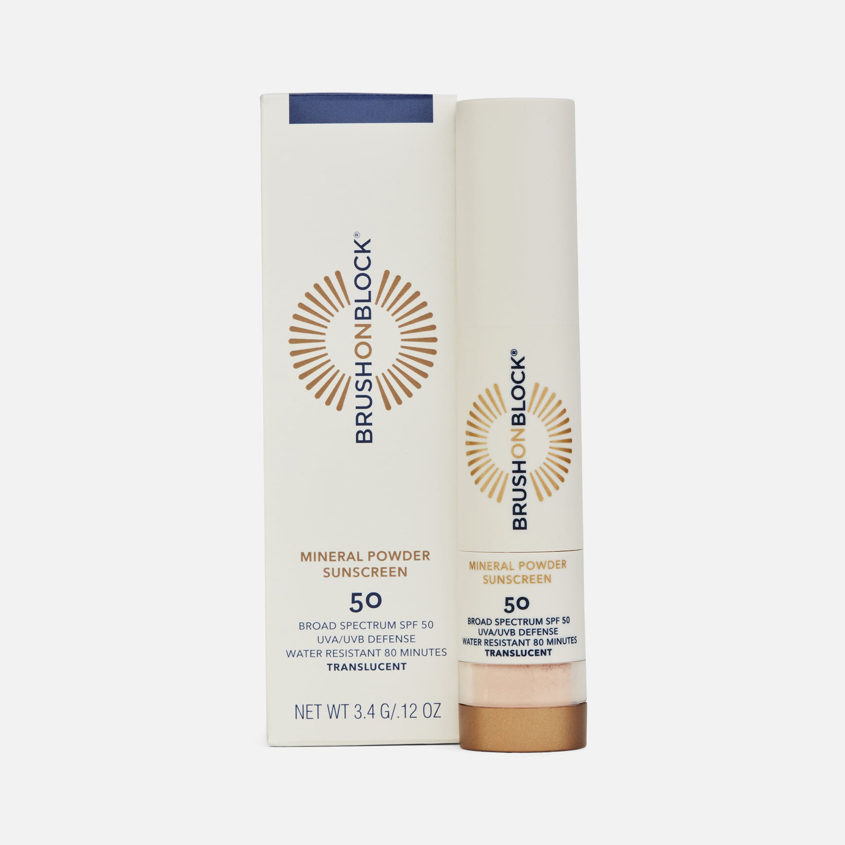 HSA Eligible Brush On Block Translucent Mineral Powder Sunscreen, SPF