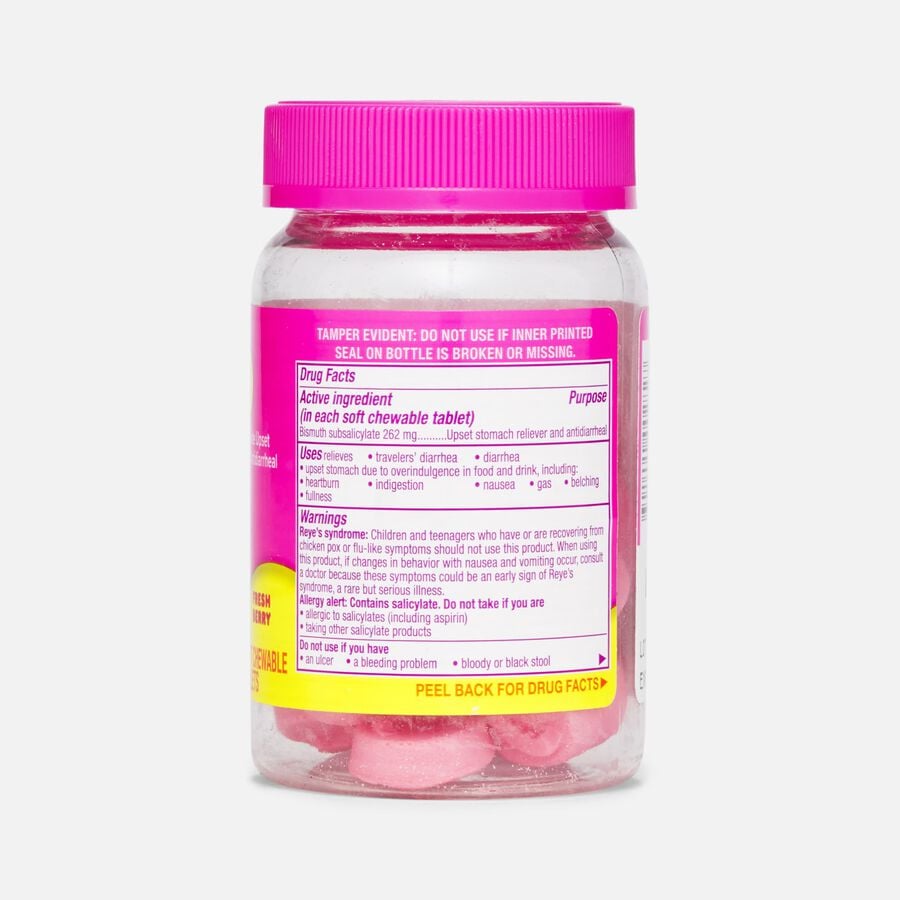 Pepto Bismol Fast Melts Upset Stomach Relief, Fresh Berry, 24 ct., , large image number 1