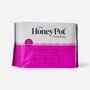 The Honey Pot 100% Organic Top Sheet Super Herbal Menstrual Pads with Wings, , large image number 2