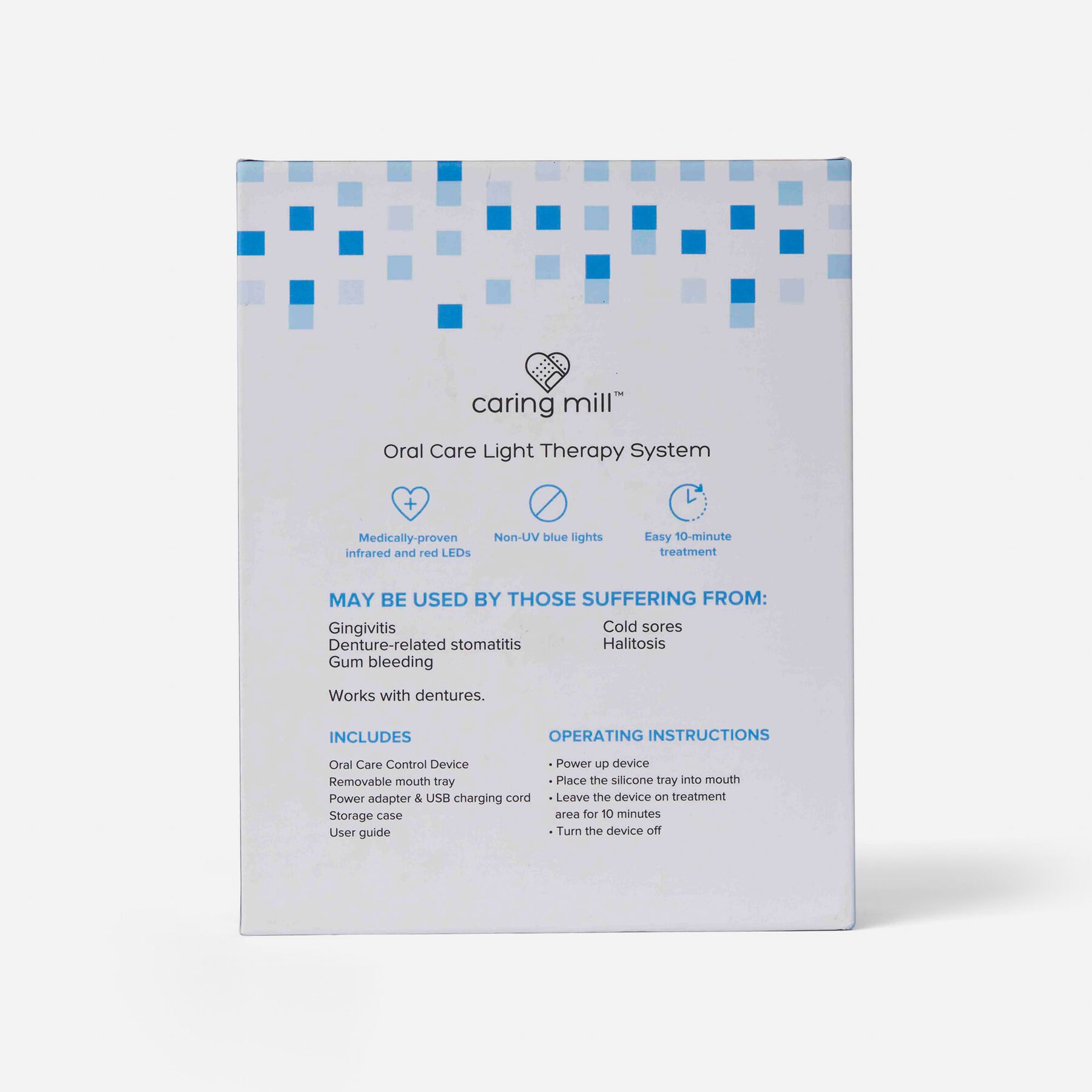 HSA Eligible Caring Mill™ Oral Care Light Therapy System HSA Eligible
