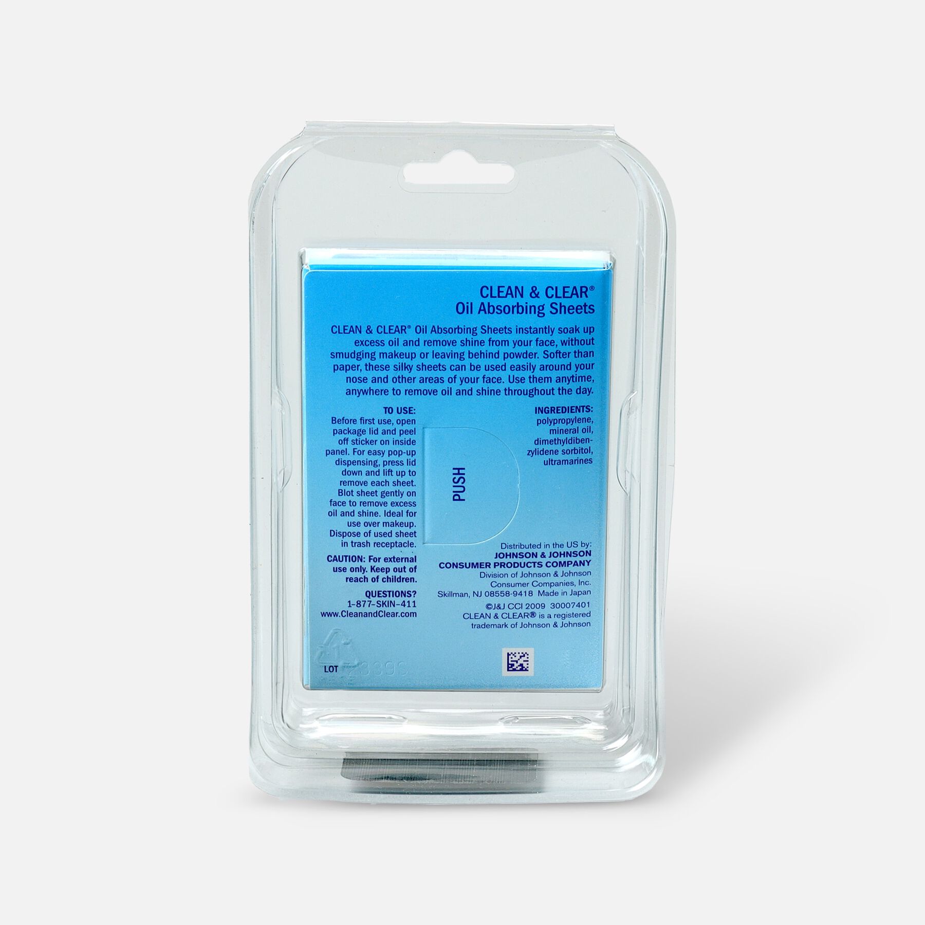 Clean & Clear OilAbsorbing Sheets 50ct.