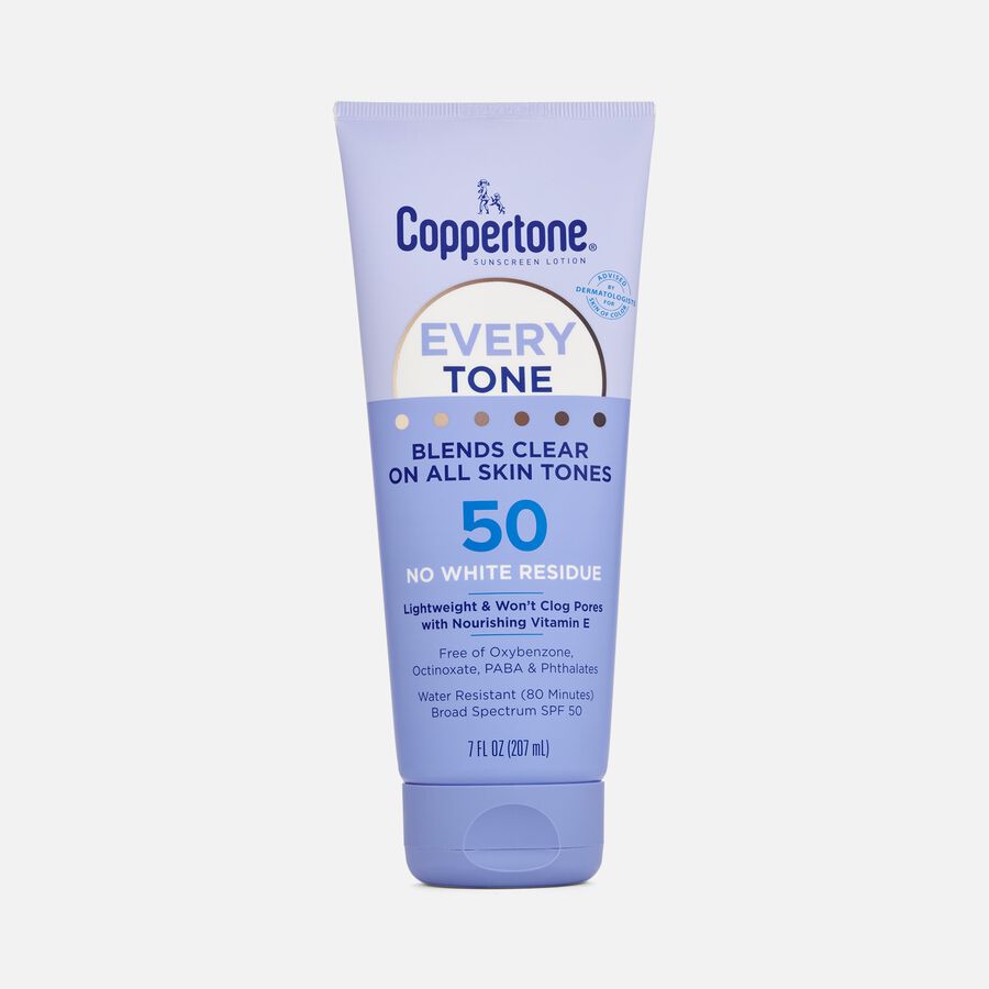 Coppertone Every Tone Sunscreen Lotion, SPF 50,  7 fl oz., , large image number 0