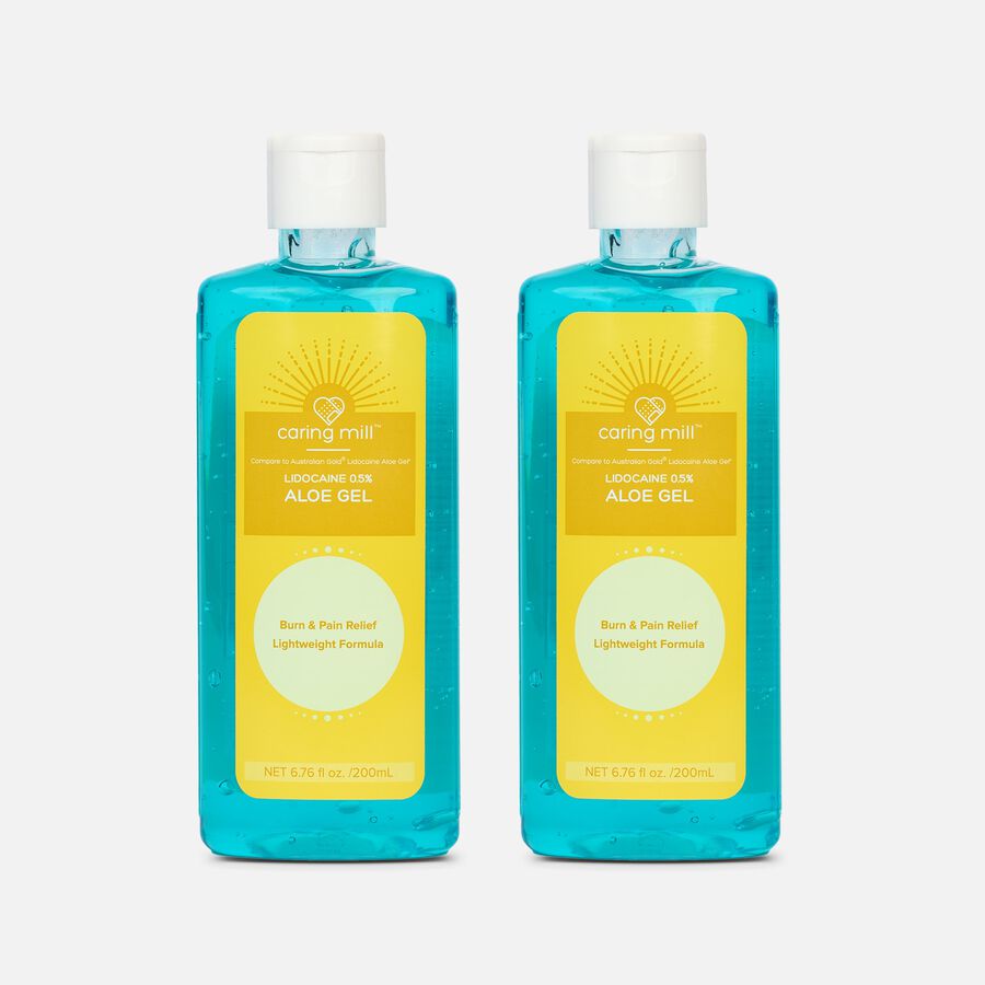 Caring Mill&trade; Aftersun Cooling Gel With Lidocaine Aloe Vera Value, 6.76 oz. (2-Pack), , large image number 0