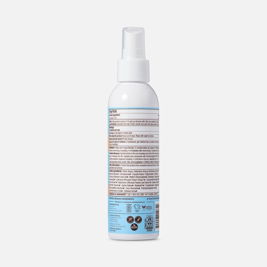 Babo Botanicals Sensitive Baby Mineral Sunscreen Spray, SPF 30, 6 fl oz., , large image number 1