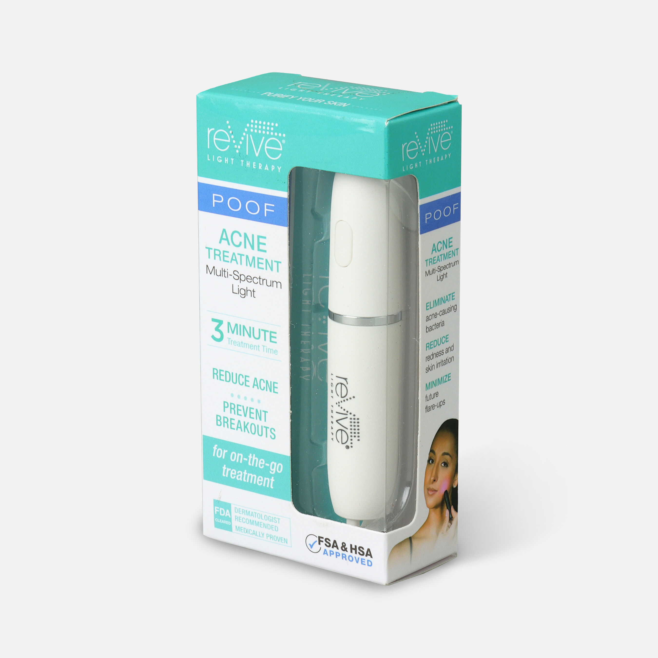 reVive Light Therapy Poof Portable Acne Treatment