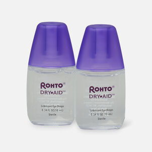 Rohto Dry Aid Lubricant, Twin Pack, 2 x 10 mL