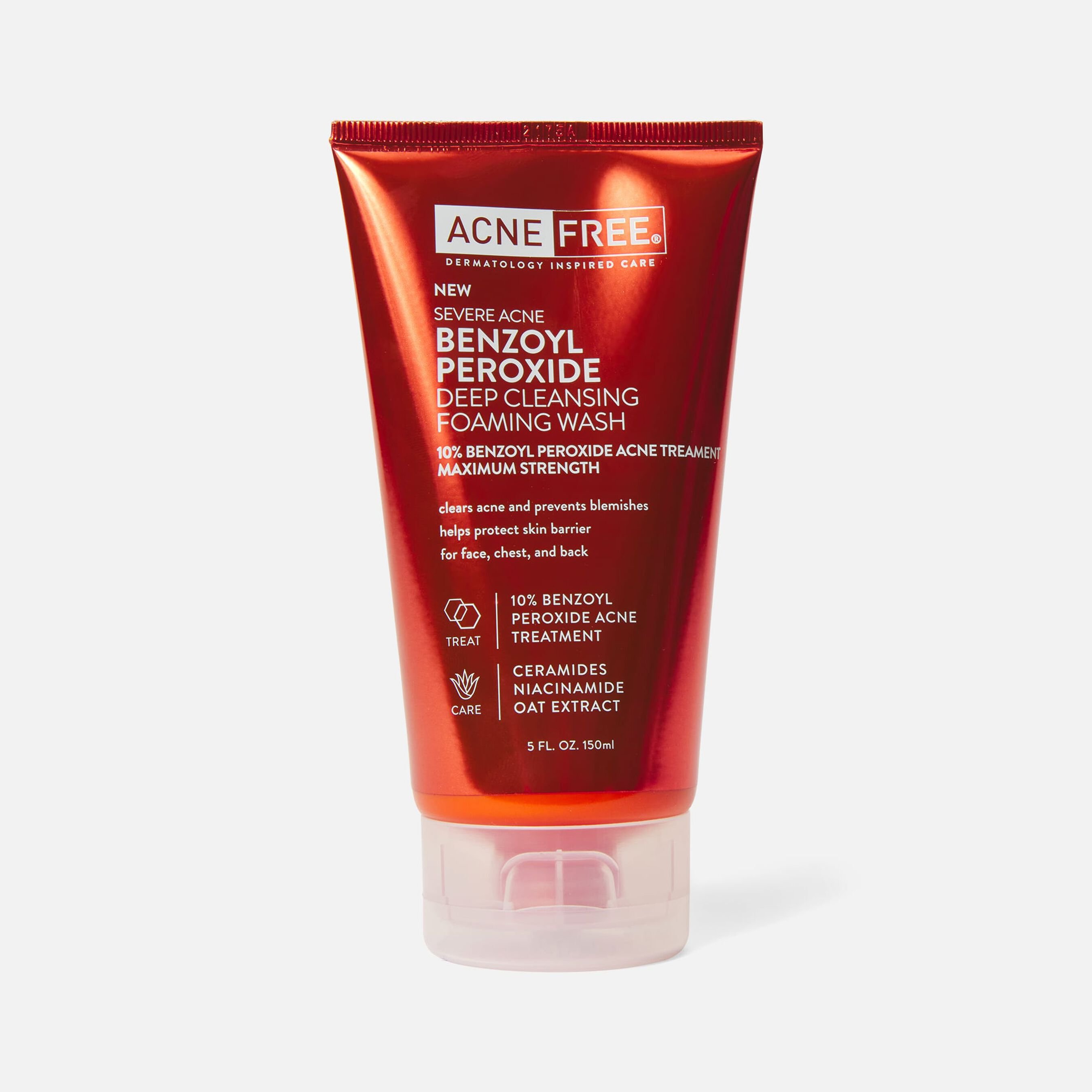 HSA Eligible AcneFree Severe Acne Benzoyl Peroxide Deep Cleansing