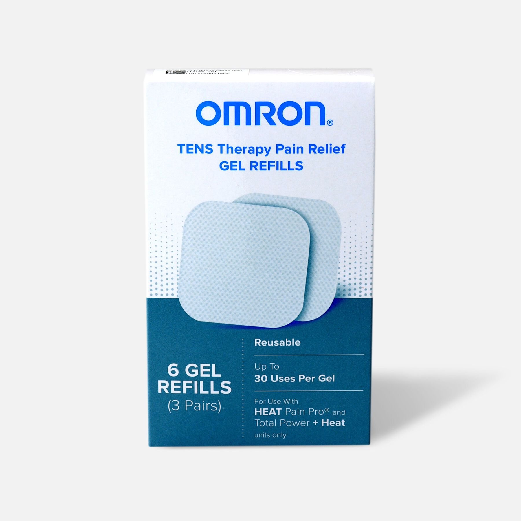HSA Eligible OMRON Heat Pain Pro Gel Refills, 6 ct. HSA Eligible