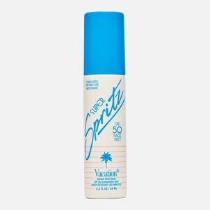 Vacation Super Spritz Sunscreen Face Mist, SPF 50, 2.2 fl oz.