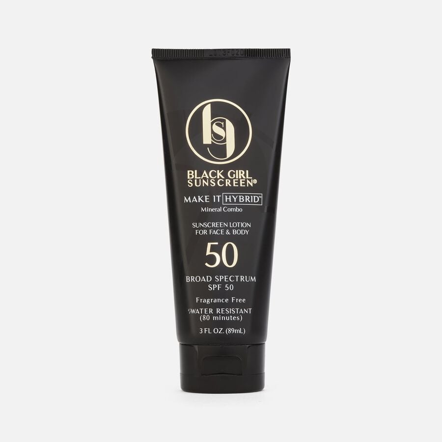 Black Girl Sunscreen Make It Hybrid Sunscreen Lotion, SPF 50, 3 fl oz., , large image number 0
