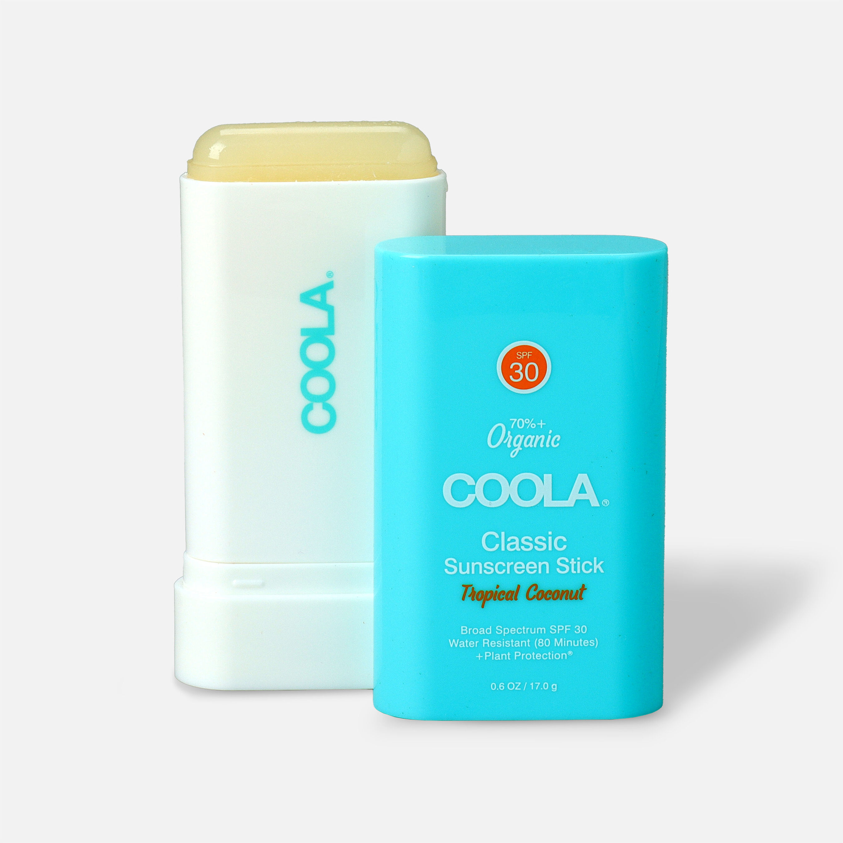 Coola Classic Organic Sunscreen Face & Body Stick SPF 30 Tropical Coconut