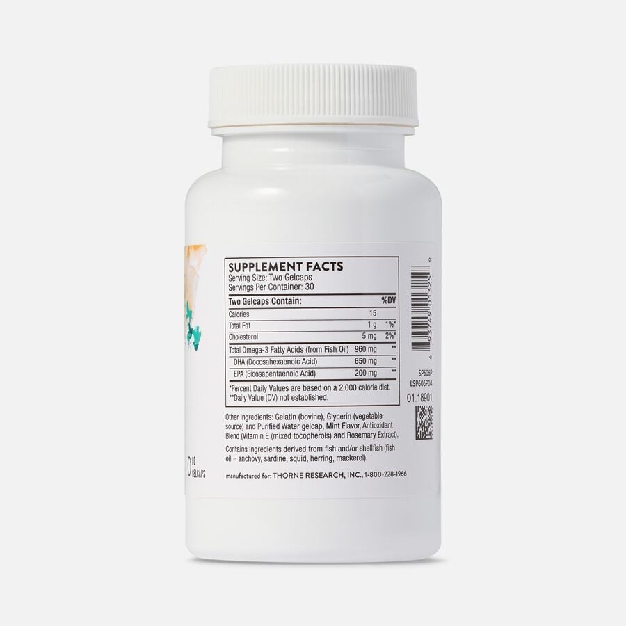 Thorne Prenatal DHA Gelcaps, 60 ct., , large image number 1