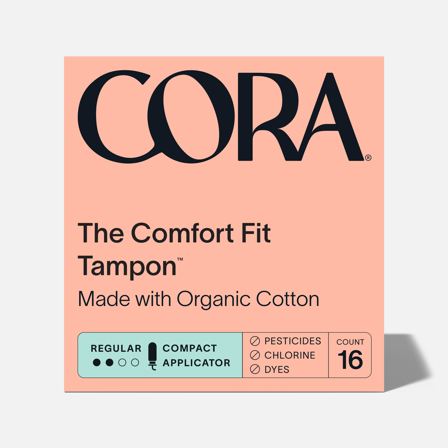 Cora Organic Cotton Applicator Tampons, , large image number 1