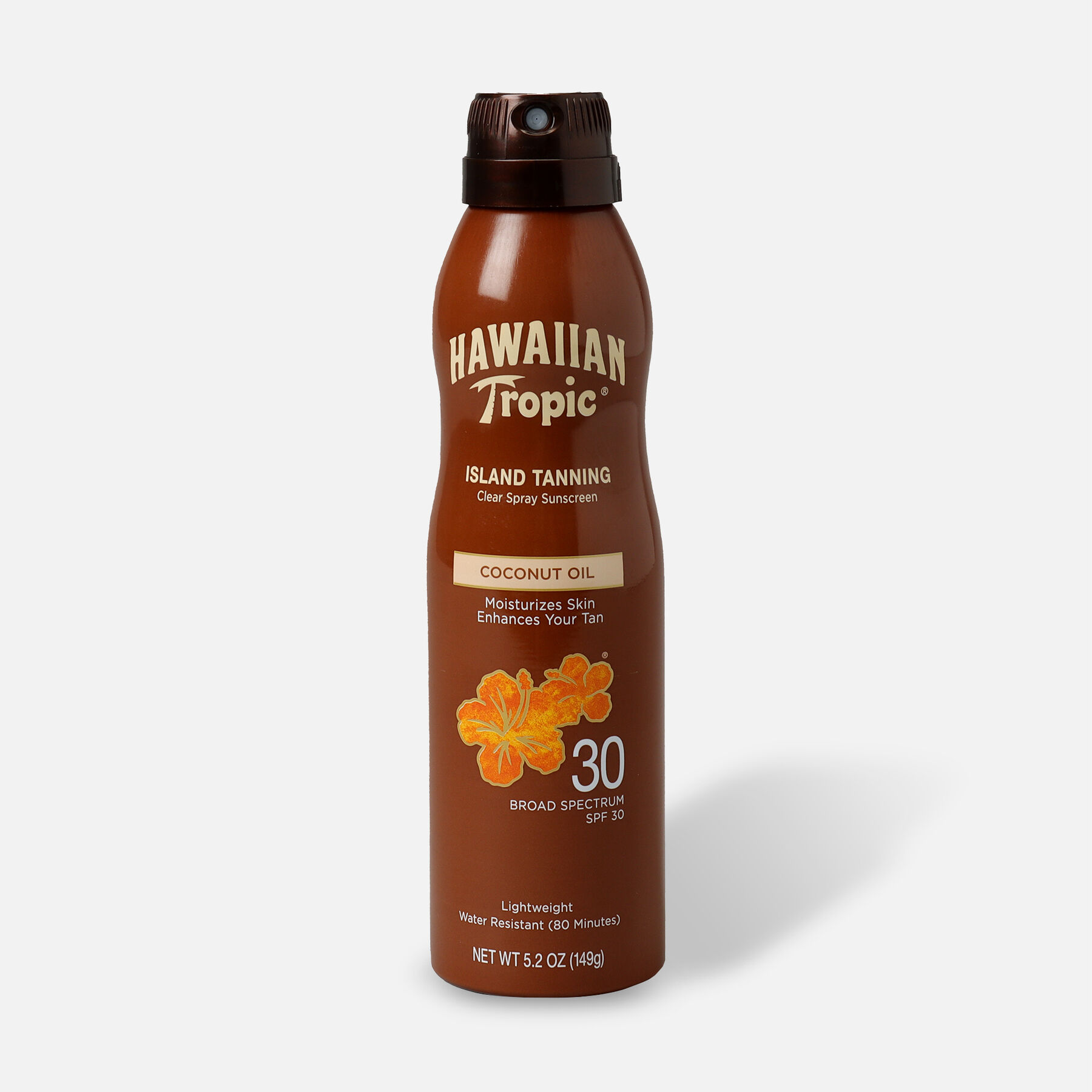 Hawaiian Tropic Dry Oil Clear Spray Sunscreen SPF 30, 6oz.
