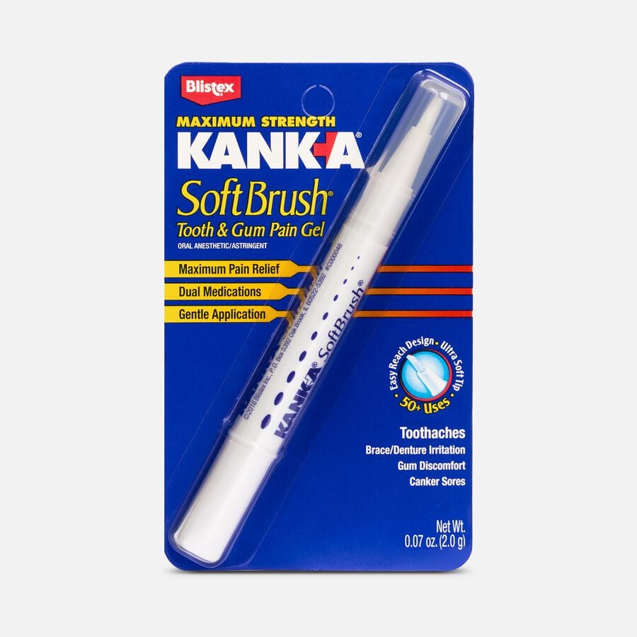 Kank-A Maximum Strength Soft Brush Tooth and Gum Pain Gel, , large image number 0