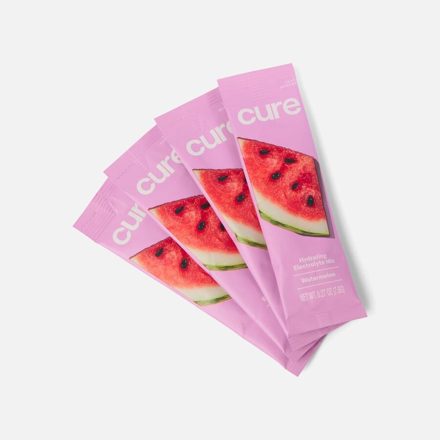 Cure Hydrating Electrolyte Drink Mix Pouches, Watermelon, 14 ct., , large image number 2