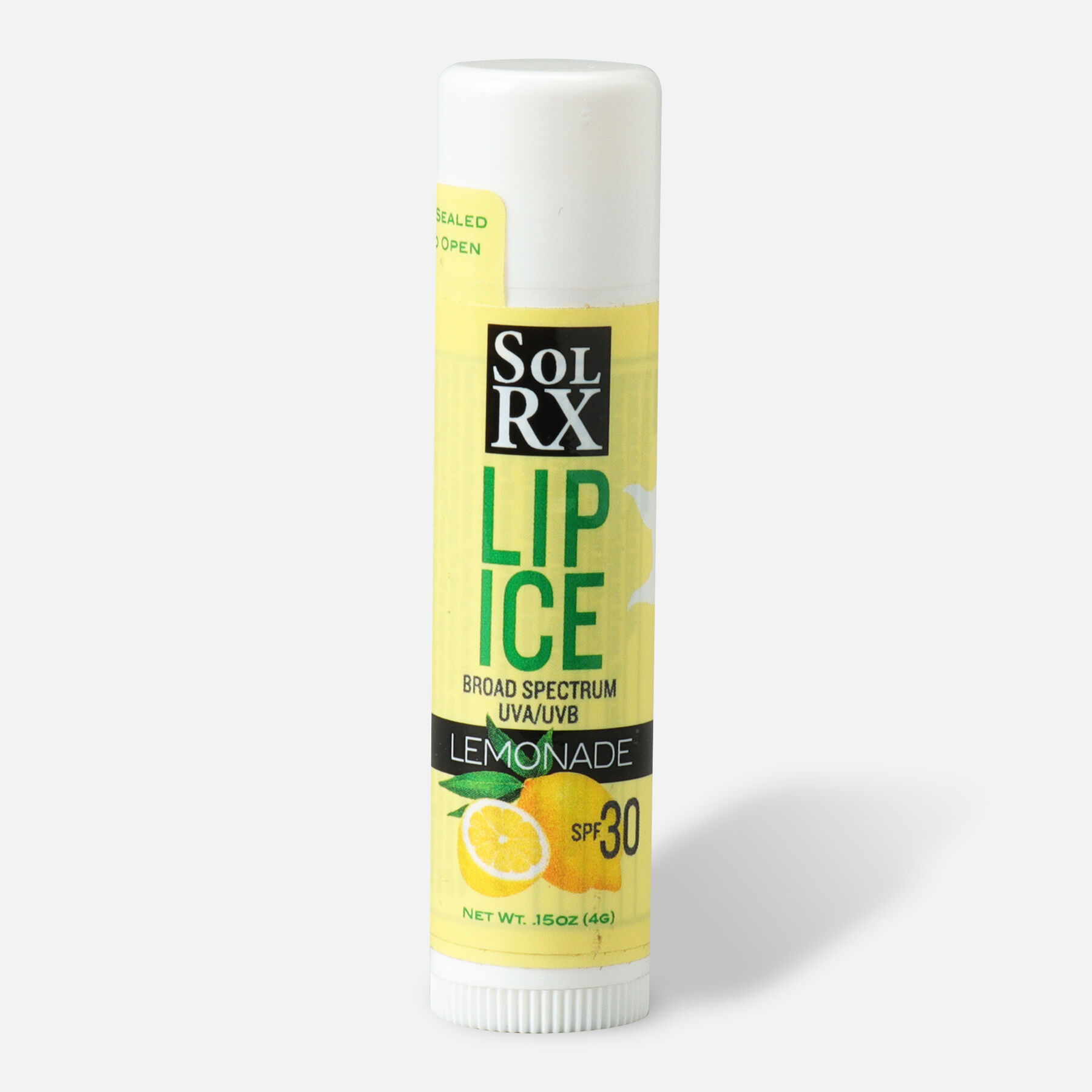 SolRX Lip Ice SPF 30 Lip Balm Sunscreen, 0.15 oz.