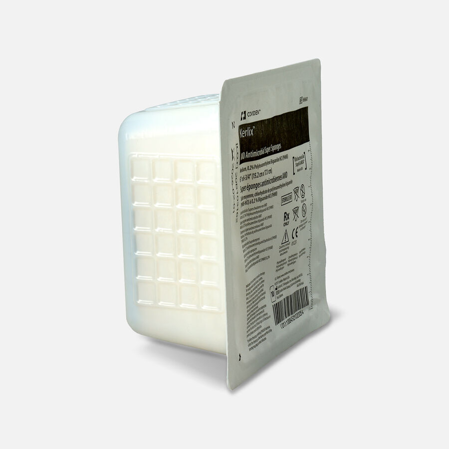 Kerlix AMD Antimicrobial Super Sponges Medium Sterile 10'S In Rigid Tray