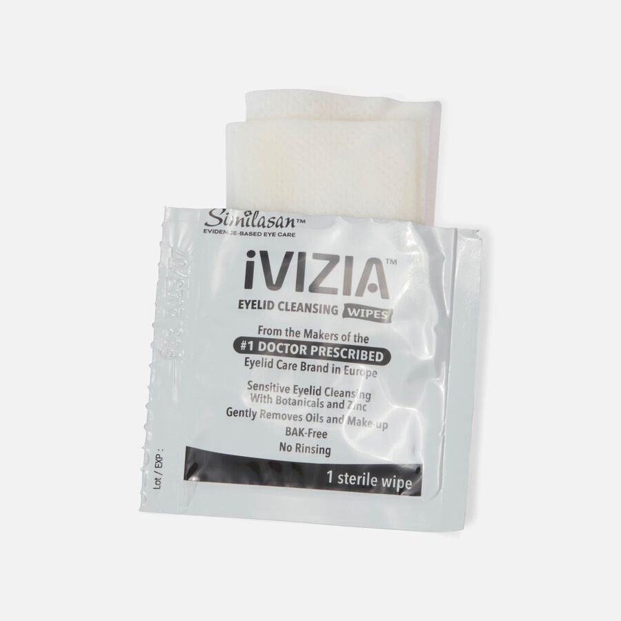 iVIZIA Eyelid Cleansing Wipes, 20 ct., , large image number 2