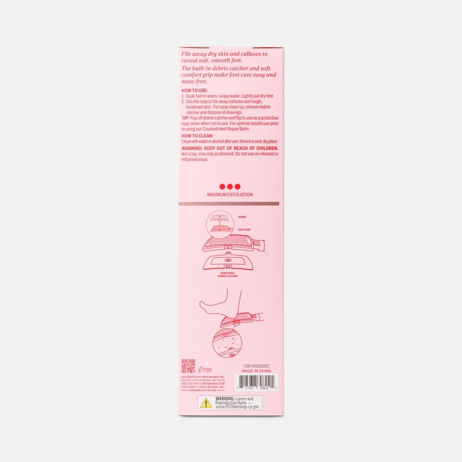 ONYX Professional Extra Smooth Callus Foot Rasp, , large image number 1