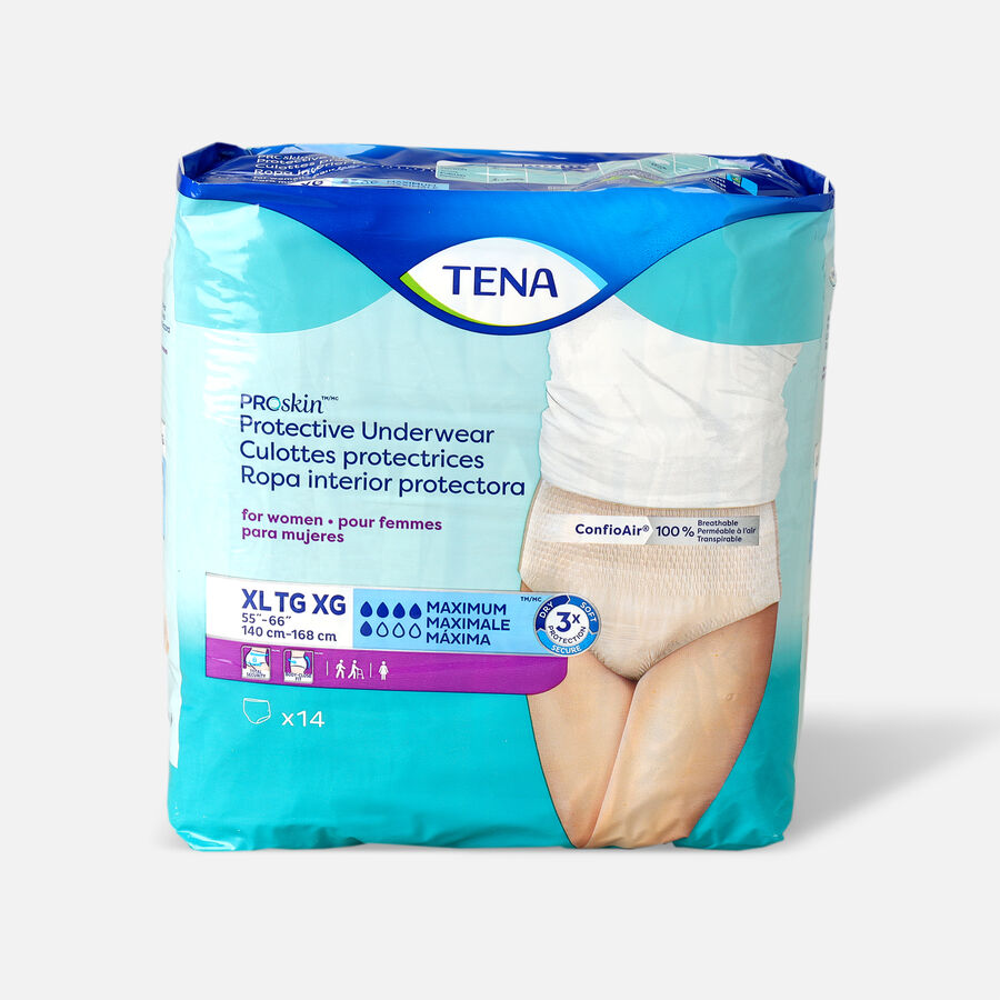 TENA ProSkin™ Protective Incontinence Underwear for Women, Maximum Absorbency, X-Large, 14 ct., , large image number 0