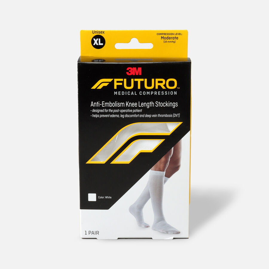 FUTURO Anti-Embolism Knee Length Stockings, , large image number 0